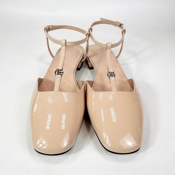 Gucci Double G Patent Leather Ballerina Flat - Women’s 6.5 - Picture 3 of 8